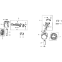 Piston Assembly for Honda GXV610 (GJAC) Engines.