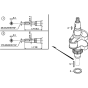 Crankshaft Assembly for Honda GXV630R (GJANK) Engines.