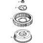 Flywheel Assembly for Honda GXV630R (GJANK) Engines.