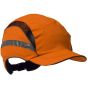 Hc23 First Base Cap Hi-Vis Polyester Waterproof Breathable Material Orange