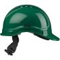 Elite Vented Helmet HC335 Head Gear Size Adjustable Push Turn Ratchet Green