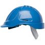 Vented Safety Helmet HC600 Hearing Protection Interface VDE Approved Blue