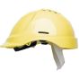 Vented Safety Helmet HC600 Hearing Protection Interface VDE Approved Yellow