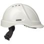 Vented Safety Helmet HC635 Terylene Headgear c/w Ratchet Adjustment White
