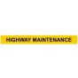 Highway Maintenance - Self-Adhesive Vinyl - 100mm x 900mm