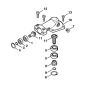 Angle Drive (24.2005 Assembly for Stihl HL45 Long Reach Hedgetrimmers