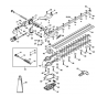 Angle Drive, Adjustable Thru 145 degree, 500 mm Assembly for Stihl HL94 Long Reach Hedgetrimmers