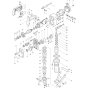 Main Assembly for Makita HM1300 Demolition Hammer Drill