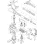 Main Assembly for Makita HM1304 Demolition Hammer Drill