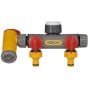 Flowmax Two Way Connector 1/2 - 1in BSP by Hozelock - 2250 0000