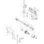 Main Assembly for Makita HP1510 13mm Percussion Drill