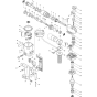 Main Assembly for Makita HR1820 Rotary Hammer Drill