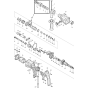 Main Assembly for Makita HR2460 Rotary Hammer Drill