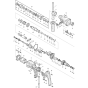 Main Assembly for Makita HR2470T Rotary Hammer Drill