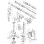 Main Assembly for Makita HR3000C Rotary Hammer Drill