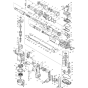 Main Assembly for Makita HR4011C Rotary Hammer Drill