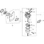 Carburetor Assembly for Honda HRB425-CQX Lawn Mowers