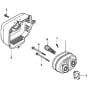 Muffler for Honda HRD536C - HXE Lawn Mower