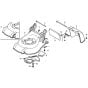 Cutter Housing for Honda HRG465C3 - PDEE Lawn Mower