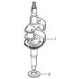 Crankshaft for Honda HRG465C3 - PDEE Lawn Mower