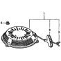 Recoil Starter for Honda HRG536C1 - SDF/A Lawnmower