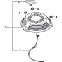 Recoil Starter Assembly for Honda HRX426 QX Lawn Mowers