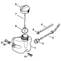 Stihl HS45 Hedge Trimmer Fuel Tank Assembly 