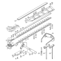 Cutter Bar, Tools Assembly for Stihl HS 52 Hedgetrimmers