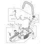 Handle & Fuel Tank for Stihl HS 56