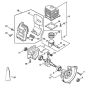 Crankcase for Stihl HS 85