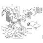 Air Filter & Fuel Tank for Stihl HS 85