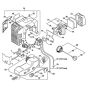 Air Filter & Fuel Tank for Stihl HS 85
