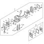 Carburettor for Stihl HS 87