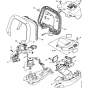 Stihl HSA94 Hedgecutter Motor Housing Assembly