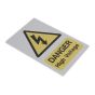 High Voltage Warning Sign 200 x 300mm Sealey Part No. HVSA4