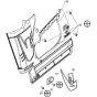 Left Handle Assembly for Paslode IM65 F16 Lithium Nail Gun (13323)