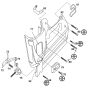 Handle (Left) Assembly for Paslode IM65 F16 NiCD NiMH Nail Guns (013321)