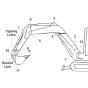 Pin (Position 4) fits Kubota KX015-4 Mini Excavator - Non-Genuine