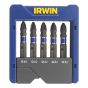 Impact Screwdriver Pocket Bit Set of 5 Pozi by IRWIN - 1923435