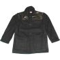 Black Work Jacket with Shoulder Pads - Small