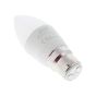 Thermal Plastic Candle 6w BC 240v 470lm 2700k Warm White Light Bulb