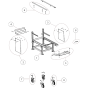 Main Frame Assembly for Norton Clipper Jumbo-651-6-55P Table Saw