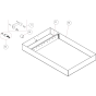 Water Tray Assembly for Norton Clipper Jumbo-900 Table Saw