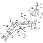 Boom Assembly for Kubota K008 Alpha Mini Excavator