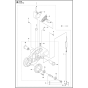 Housing Assembly for Husqvarna K1260 Disc Cutters