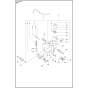 Fuel Tank Assembly for Husqvarna K1270 Disc Cutters