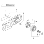 Belt Guard Assembly for Husqvarna K1270 Disc Cutters