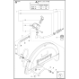 Water Hose Kit Assembly for Husqvarna K1270 Disc Cutters