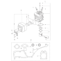 Cylinder, Piston, Muffler Assembly