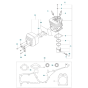 Cylinder, Piston, Muffler Assembly